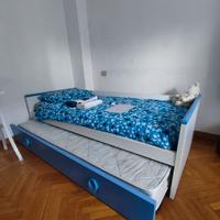 Letto singolo+letto estraibile GIÀ SMONTATO