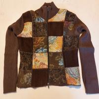 Maglione patchwork donna