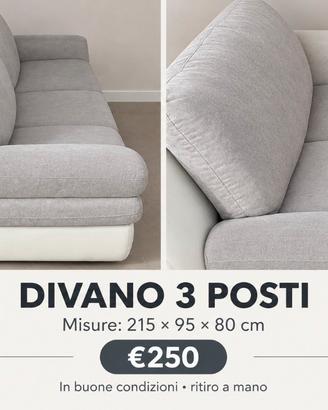 Divano 3 posti