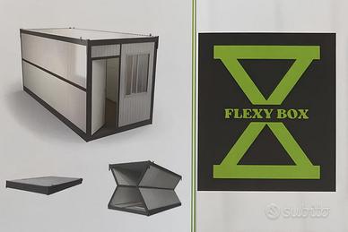 Box prefabbricato coibentato pieghevole FLEXYBOX