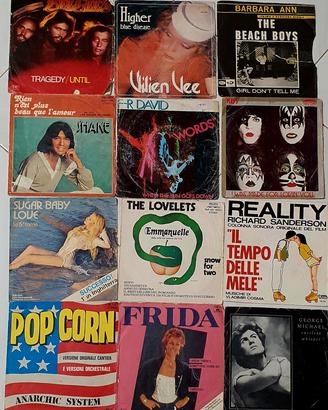 21 copertine di dischi   45 giri originali 