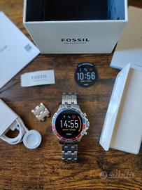 SMARTWATCH FOSSIL GARRETT   ACCIAIO INOSSIDABILE 