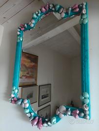 specchio legno massiccio