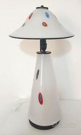 Lampada Fungo Murano Vintage Anni 70 80 Vetro Arge