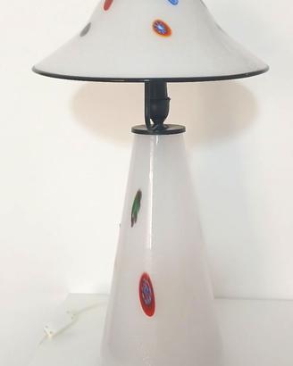 Lampada Fungo Murano Vintage Anni 70 80 Vetro Arge
