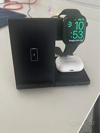 Base ricarica 3 in 1 per prodotti Apple