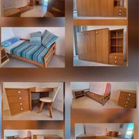 Camera da letto COMPLETA in legno frassino