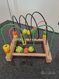 Gioco con palline in legno Montessori - Ikea MULA