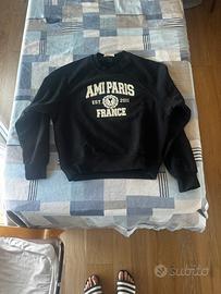 Felpa AMI Paris nera college