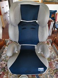 Seggiolino auto Rhea Poupy grigio e blu