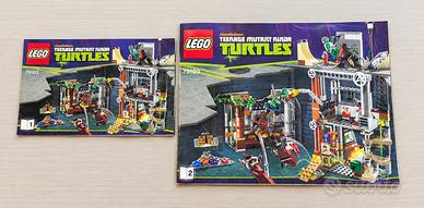 LEGO Turtles 79103 Turtle Lair Attack completo