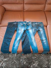 Lotto di 3 paia di jeans, tutti taglia 38