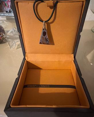 Comete collana uomo in acciaio inox