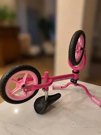 Bici senza pedali rosa bimbi 2-5 anni