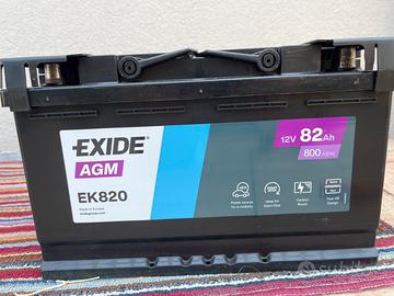 Batteria agm exide ek 820 12V 82Ah