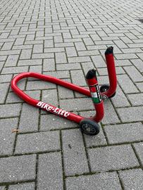 Cavalletto alzamoto ruota anteriore