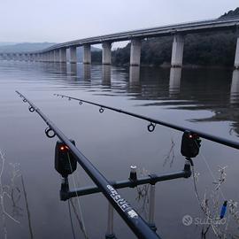 canne da carpfishing +rod+segnalatori  acustici
