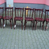 6 sedie thonet con archetto