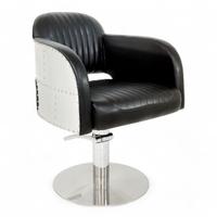 POLTRONA PARRUCCHIERE IN PELLE NERA – COME NUOVA