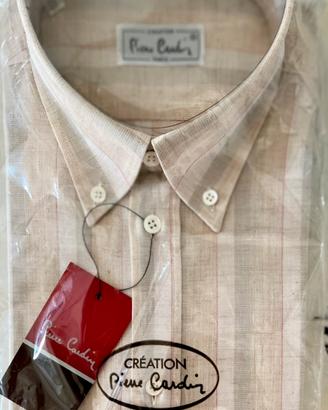 Camicia uomo lino e cotone Pierre Cardin NUOVA