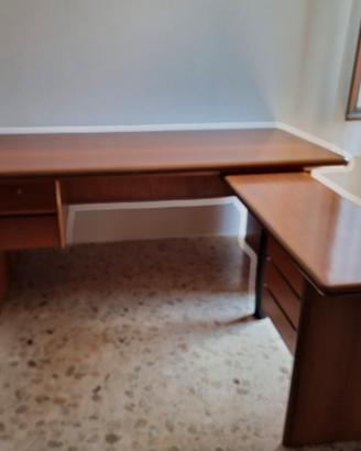 Scrivania Direzionale Vintage in legno