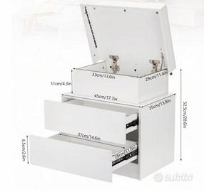 Comodino con luce LED