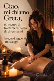 Massaggi Relax immersi nel verde