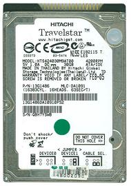 HARD DISK HITACHI INTERNO 2,5 NOTEBOOK IDE LAPTOP