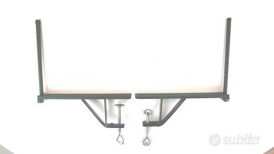 SOSTEGNI IN FERRO PER RETE DA PING PONG - TENNIS