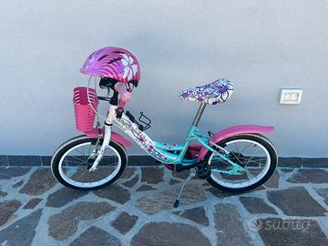 Bicicletta Bambina 16" + Casco Specialized
