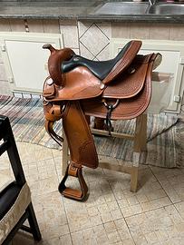 Sella Billy cook reining butterfly
