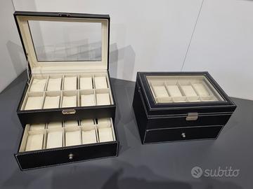 Scatola porta orologi porta gioielli