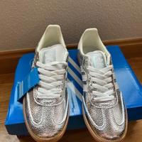 Adidas Samba OG Metallic Plata y Blanco