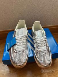 Adidas Samba OG Metallic Plata y Blanco