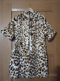 Pelliccia sintetica leopardata