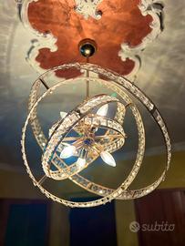 Lampadari di Lusso in Cristallo e Metallo Dorato