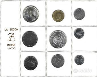 Repubblica Italiana - Serie 1970 (variante conio)