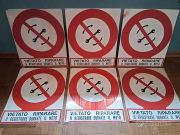 Cartello vietato riparare