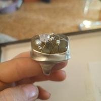 anello artigianale argento