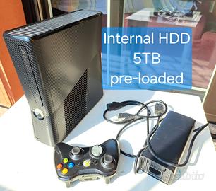 Xbox360  slim 4D Carbon - Hard disk interno 5TB