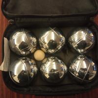 Bocce Seletti Bowls set da 6 con boccino in legno