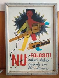 Quadri archeologia industriale periodo  Ceausescu