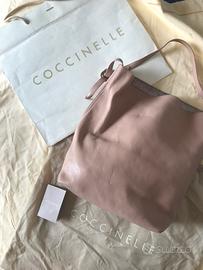 Coccinelle borsa rosa shopper bag
