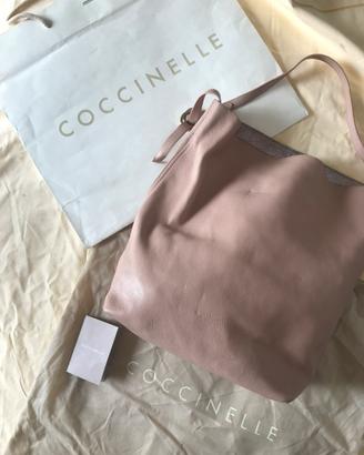 Coccinelle borsa rosa shopper bag