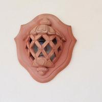 Coppia di applique  in terracotta