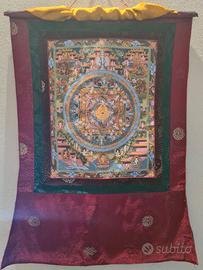 Thangka   "LA RUOTA DELLA VITA"