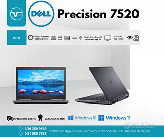 Dell Precision 7520 Xeon e3 32Gb DDR4 256SSD - 15"