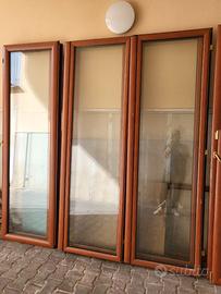 INFISSI ALLUMINIO COLOR LEGNO VETRO TAGLIO LASER