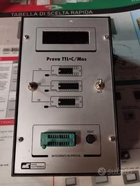 tester per circuiti integrati mod. prova ttl-c/mos