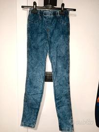 Jeans blu elasticizzato donna tg XS